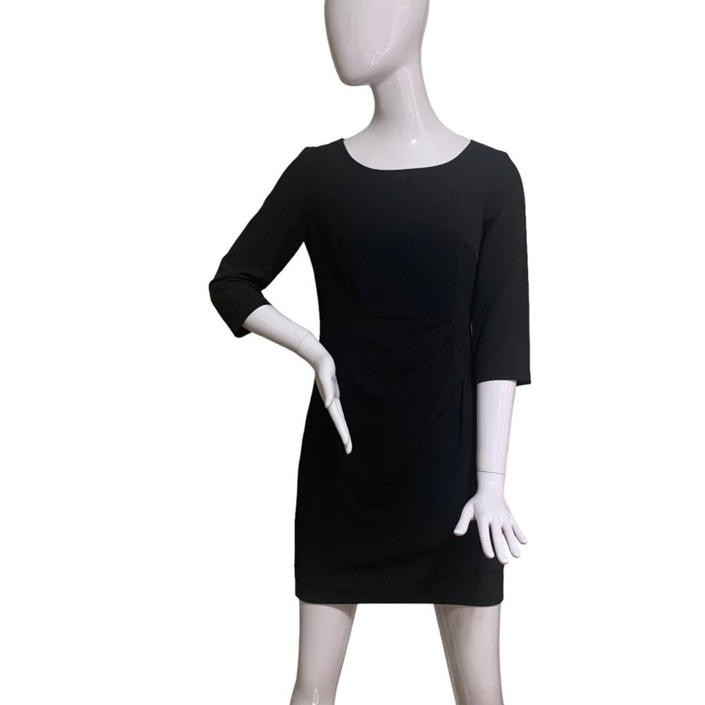 Calvin Klein NWT Petite Dress 3/4 Sleeve Full Lining Black Size 6P